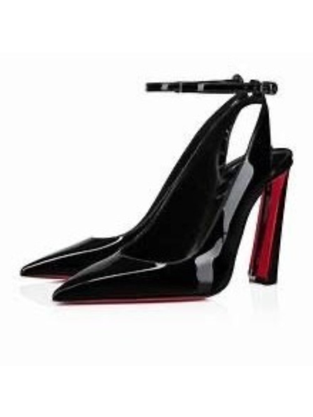 Christian Louboutin NIB Condora 100 Patent Leather Slingback Pumps Size 36 - Picture 5 of 5
